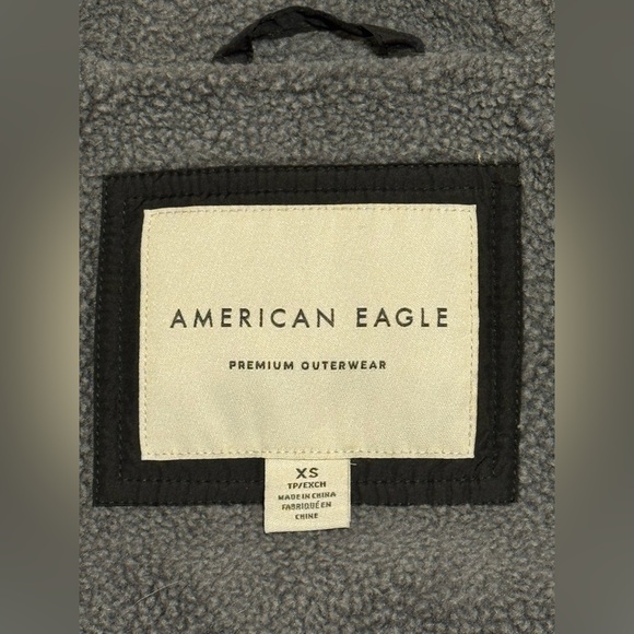 American Eagle big puffer jacket, like new, men’s XS black - Picture 15 of 16